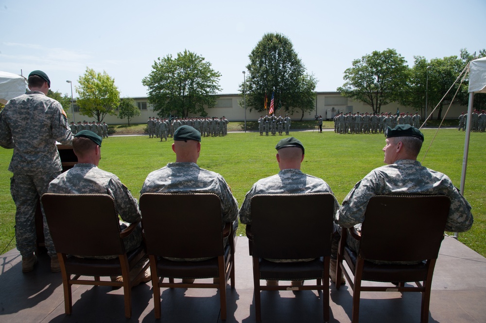 Change of command ceremony