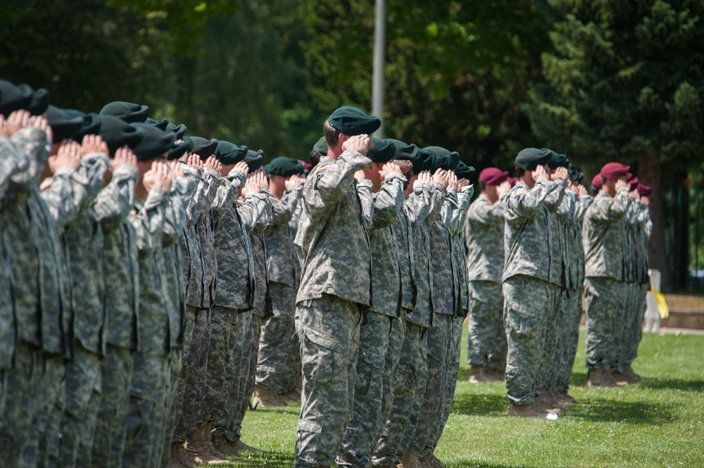 Change of command ceremony