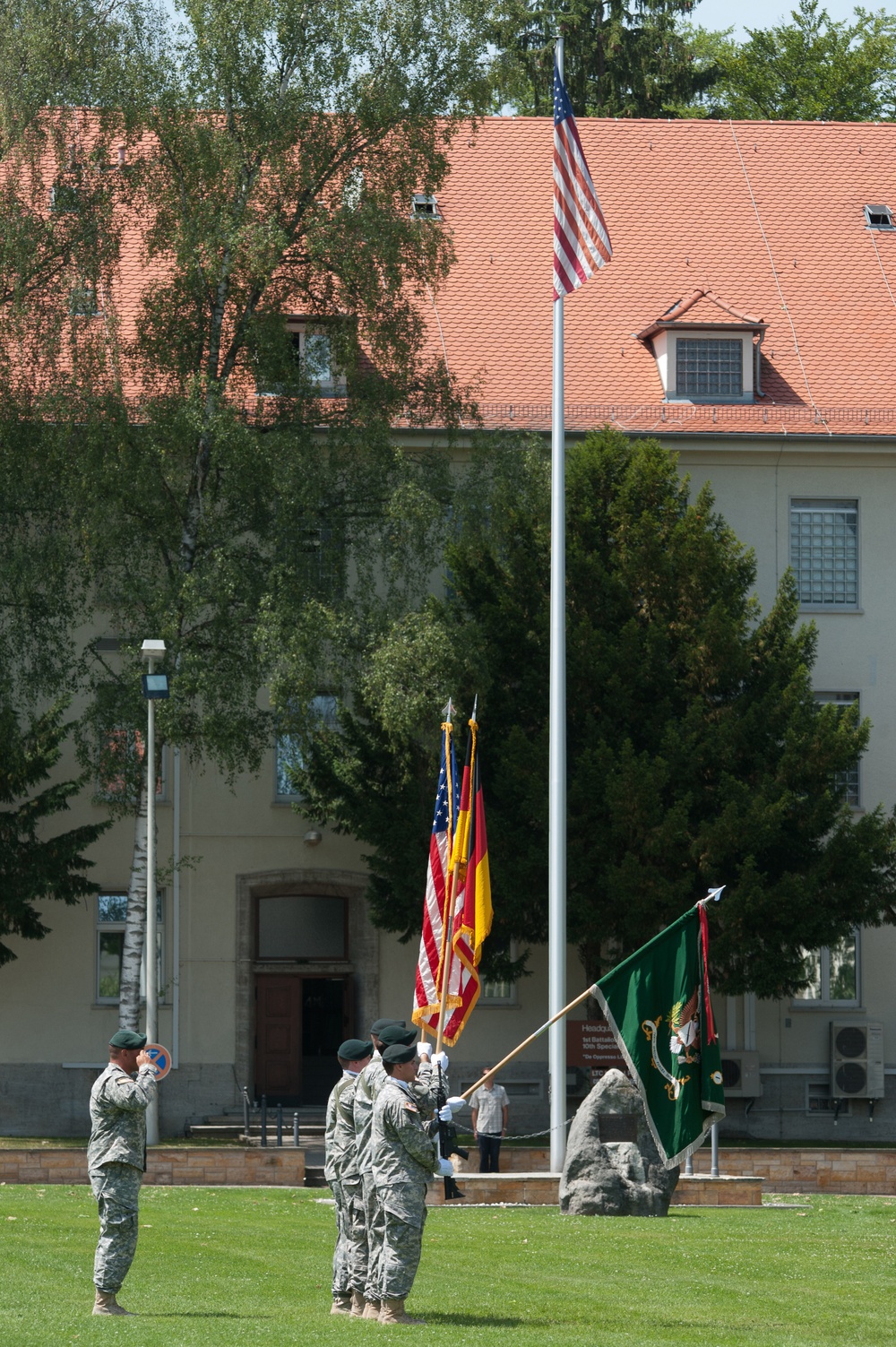 Change of command ceremony