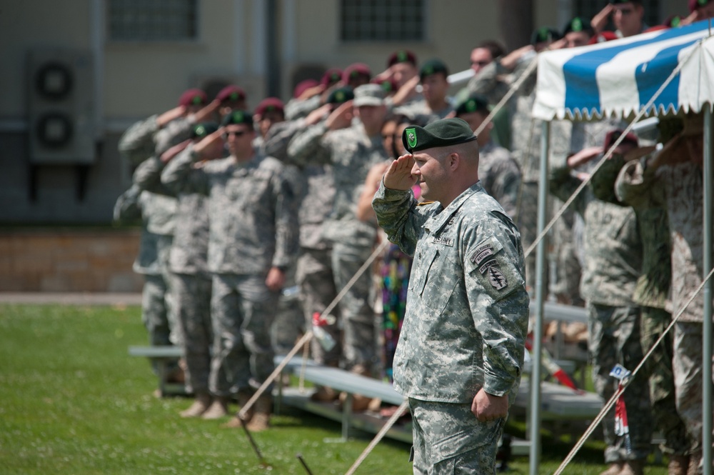 Change of command ceremony