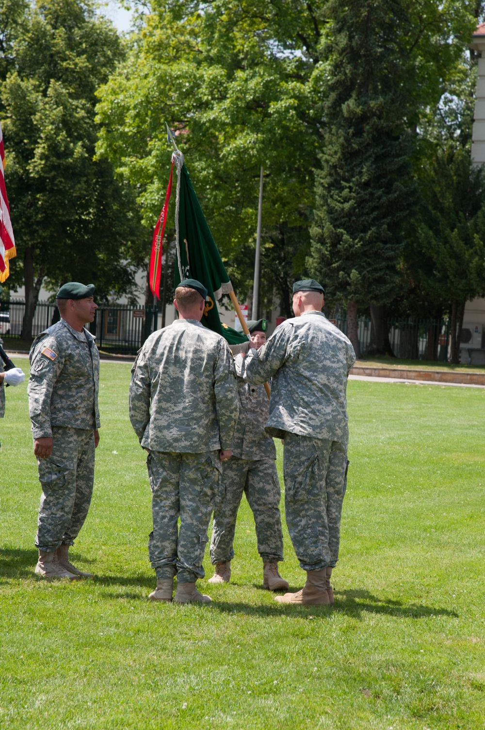 Change of command ceremony