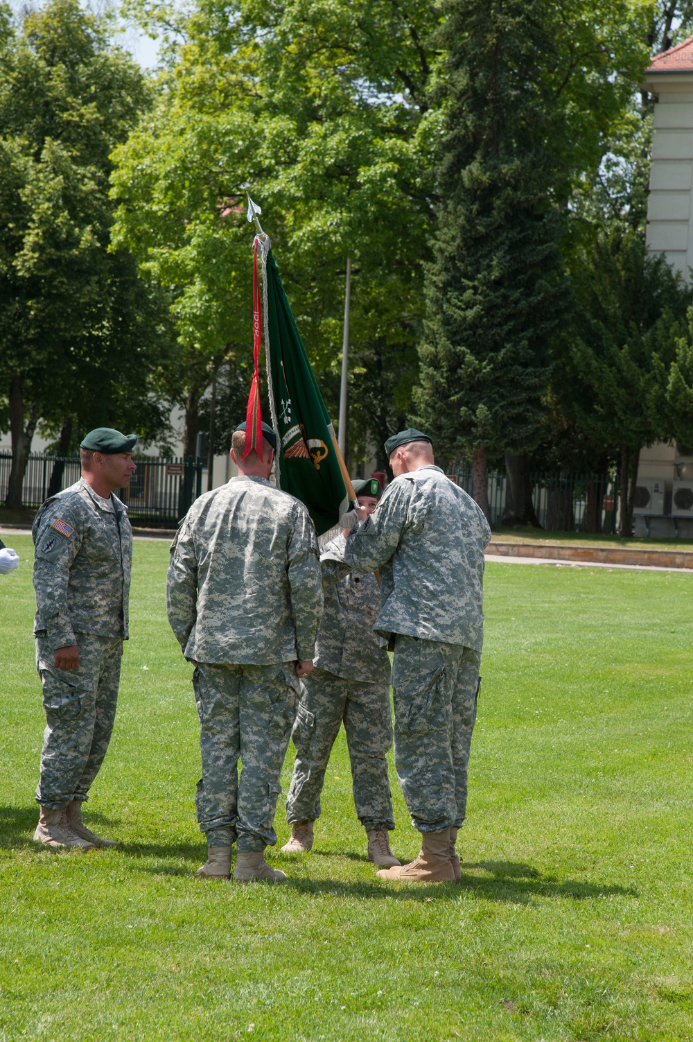 Change of command ceremony