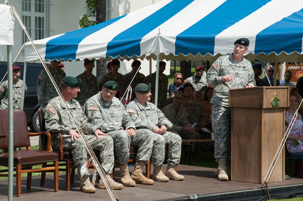 Change of command ceremony