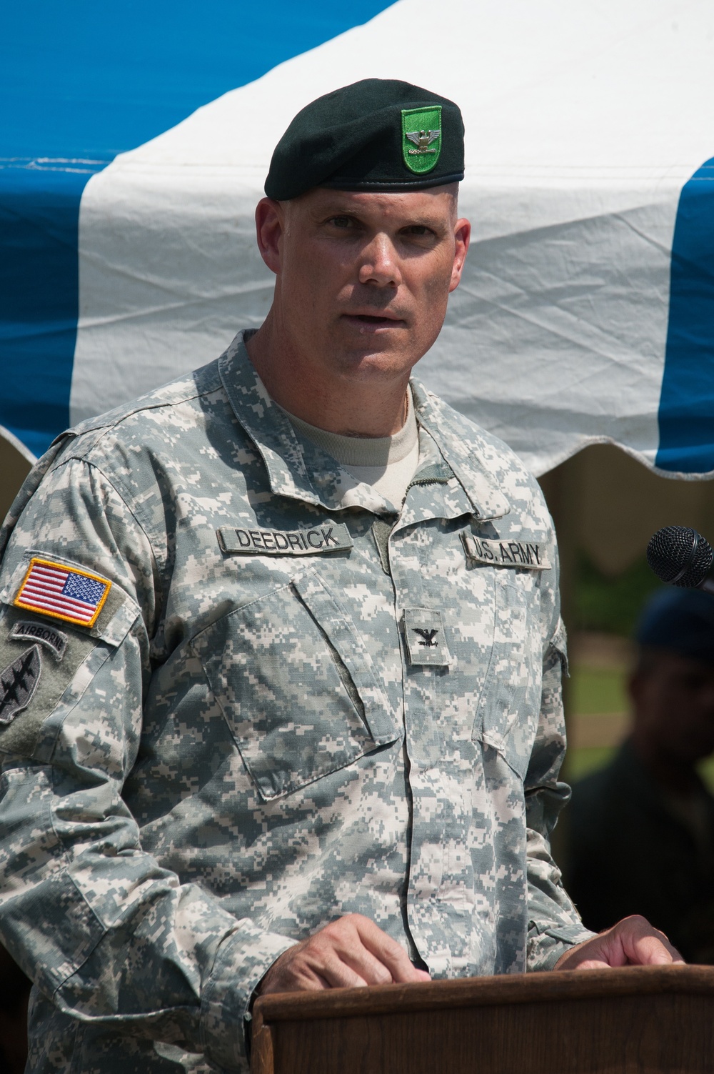 Change of command ceremony