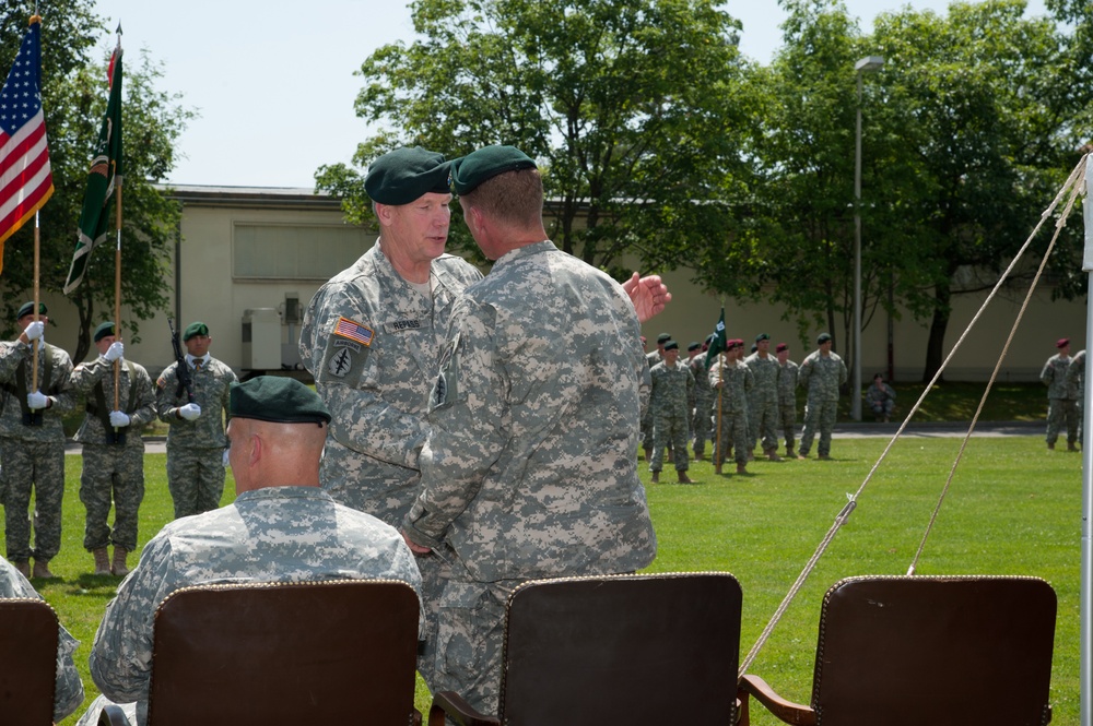 Change of command ceremony