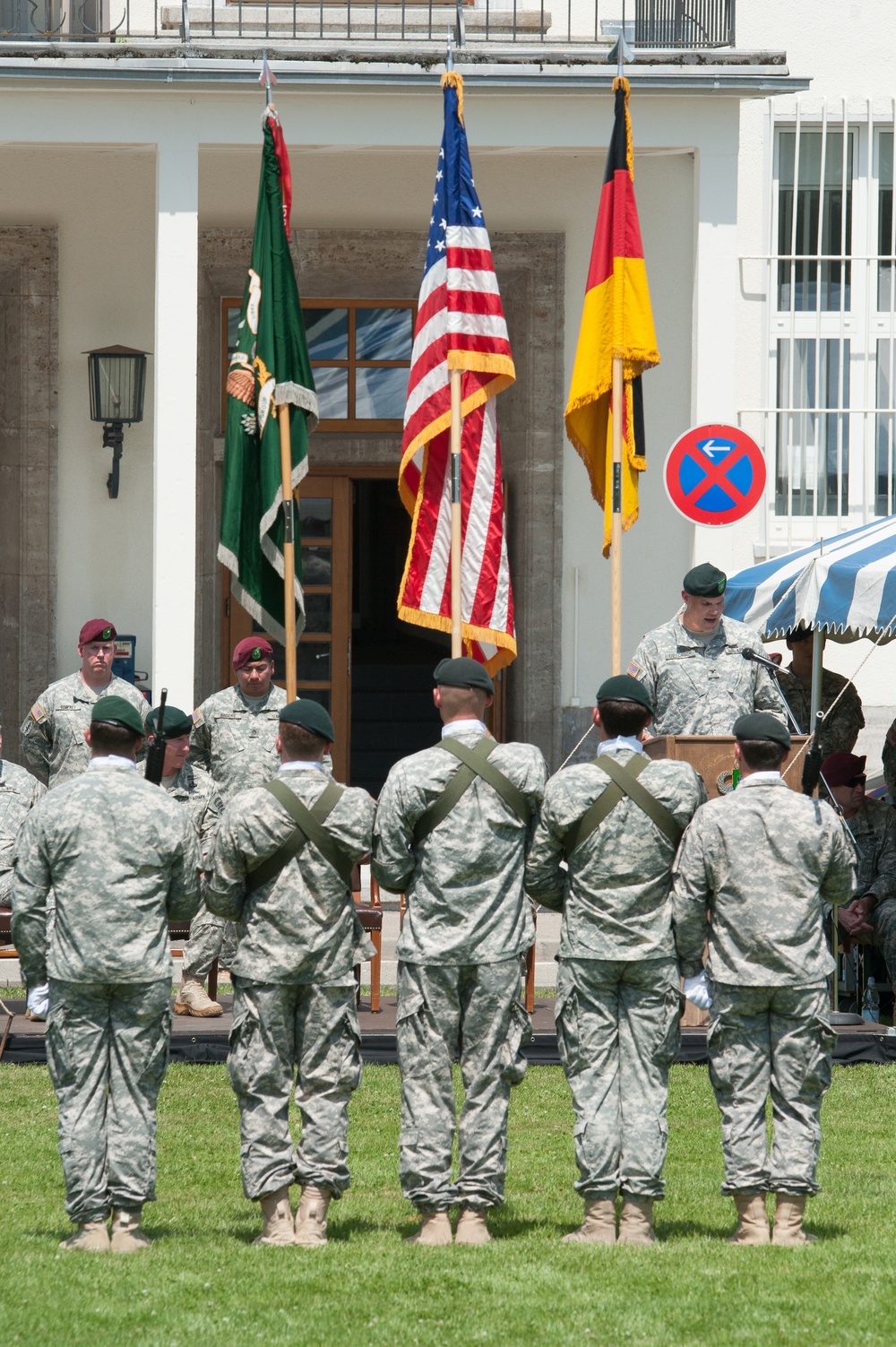 Change of command ceremony