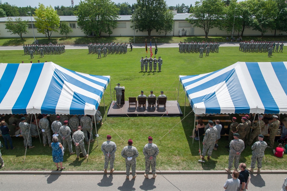 Change of command ceremony