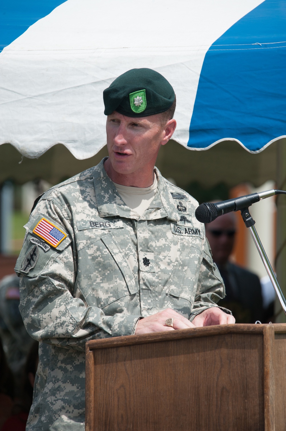 Change of command ceremony