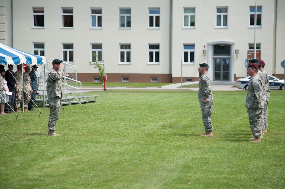 Change of command ceremony