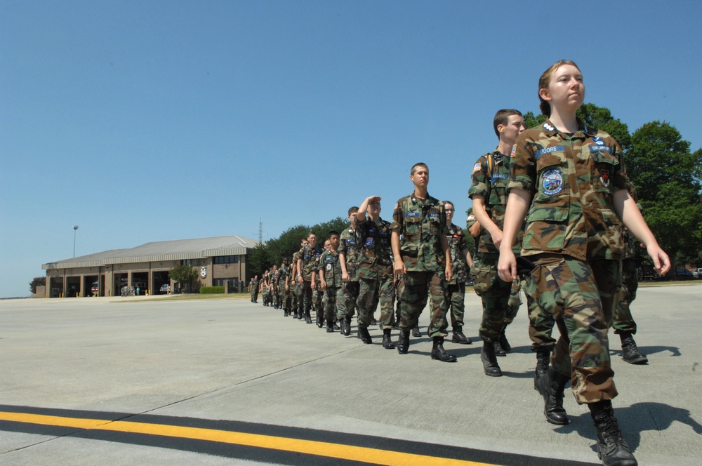 U.S. Civil Air Patrol visits Shaw