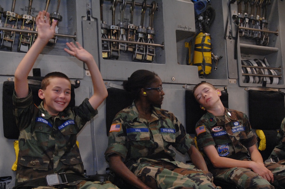 U.S. Civil Air Patrol visits Shaw