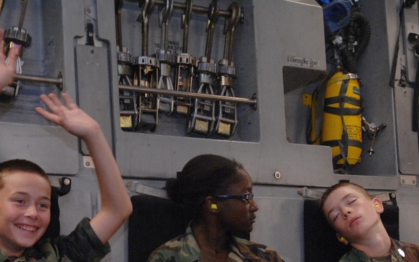 South Carolina Civil Air Patrol visits Shaw Air Force Base