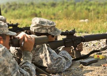 Unknown distance shooting course