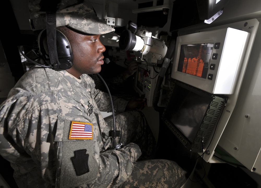 Advanced Gunnery Training System simulator