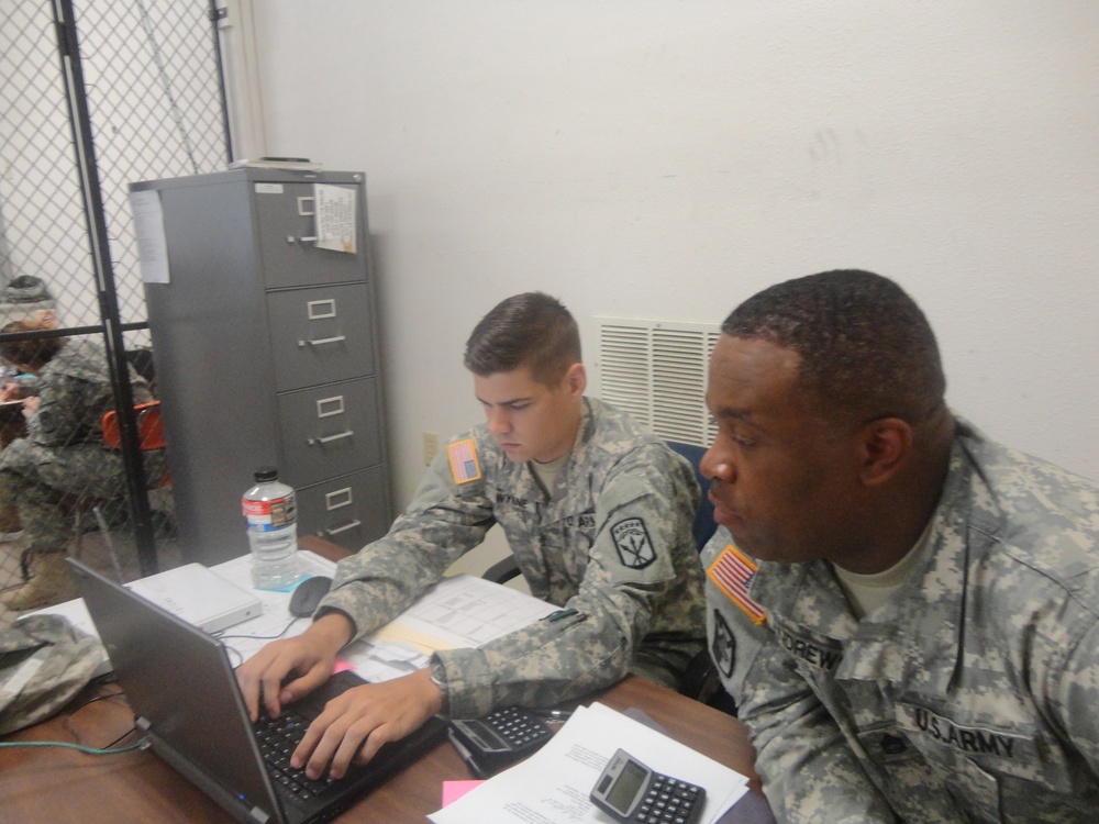 Finance soldiers make sense out of dollars