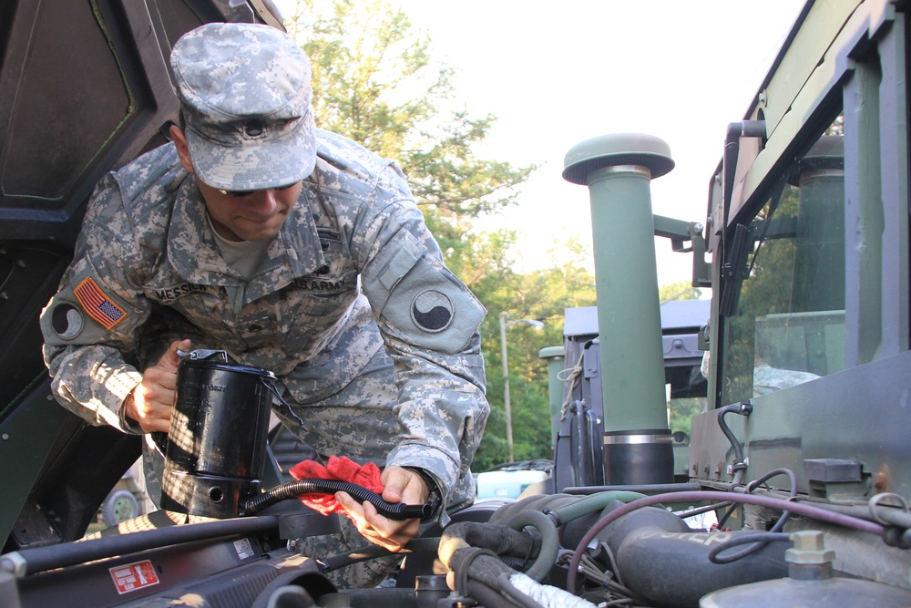 Va. Guard soldiers conduct recon patrols to assess storm impact