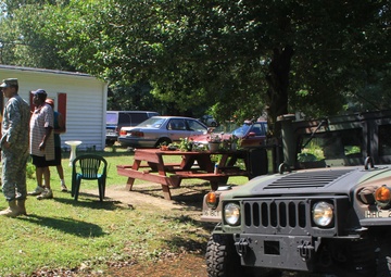 Va. Guard soldiers conduct recon patrols to assess storm impact