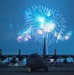 Yokota celebrates with fireworks