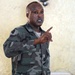 Training Djiboutian army soldiers
