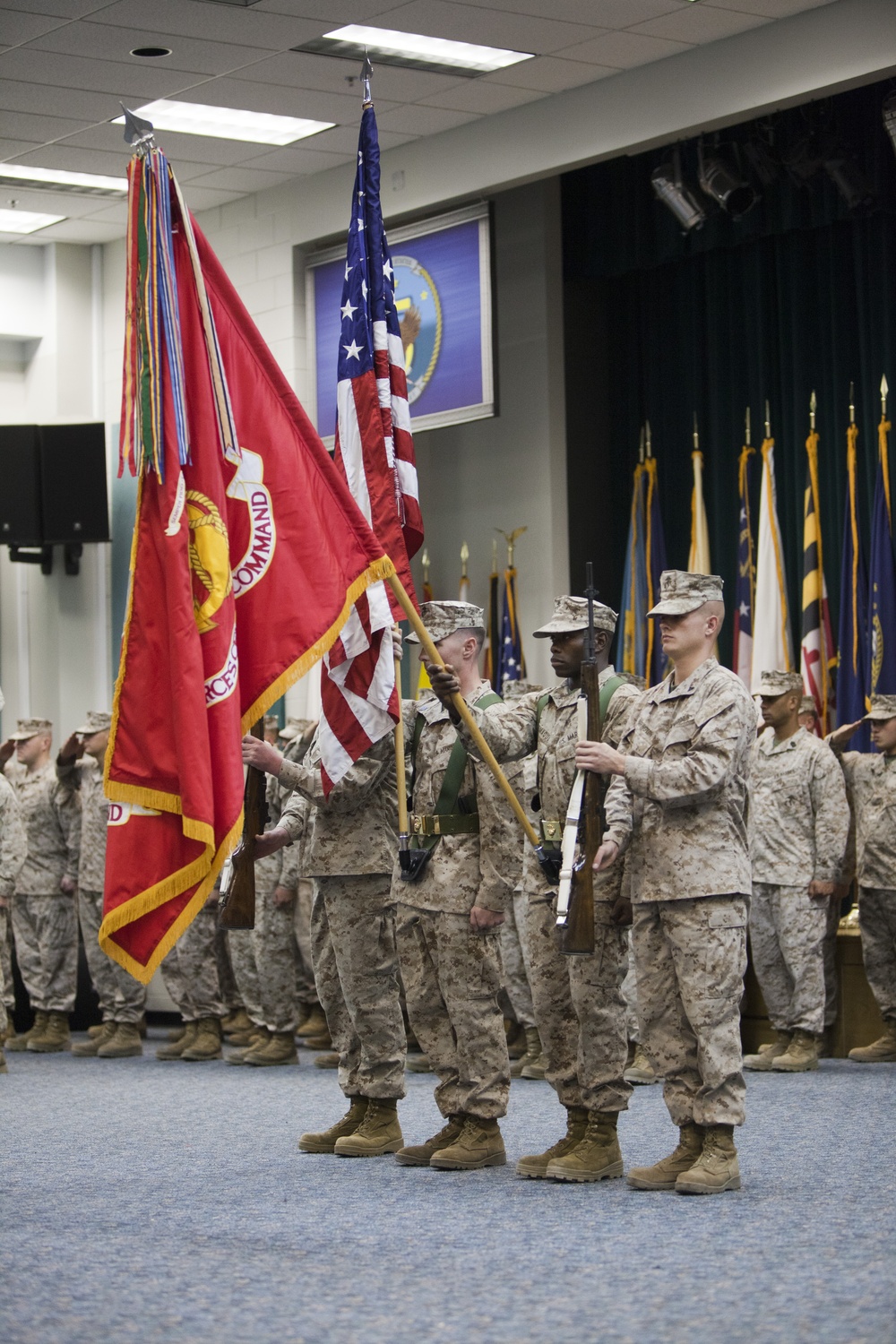 MARCENT FWD change of command