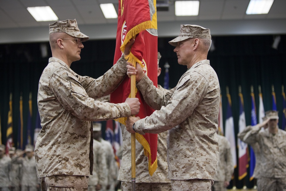 MARCENT FWD change of command