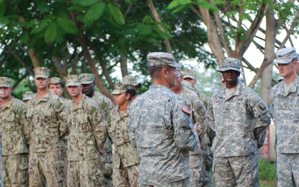 Leaders thank duration staff for making Honduras exercise a success