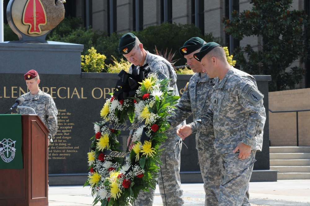 3rd Special Forces soldiers honor their legacy with a stone