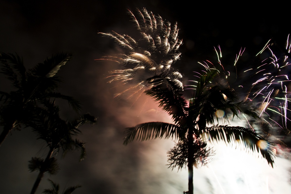 Schofield Barracks Hawaii Fireworks Show