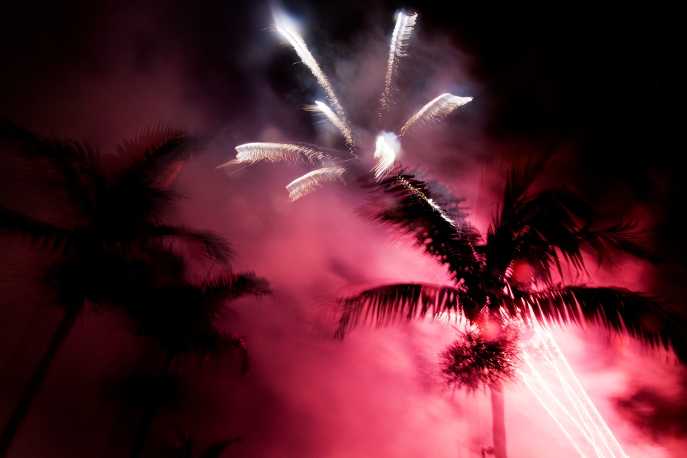 Schofield Barracks Hawaii Fireworks Show