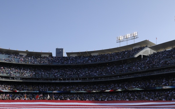 Dodger Stadium Military Appreciation day 4th of July