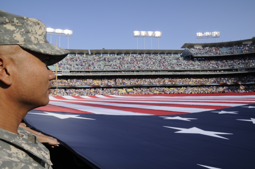 Dodger Stadium Military Appreciation day 4th of July