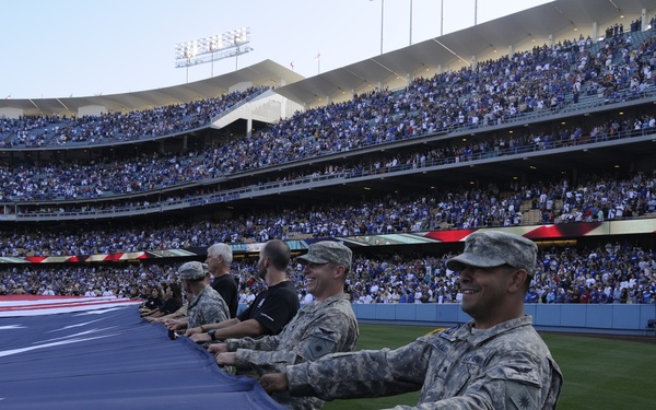 Dodger Stadium Military Appreciation day 4th of July