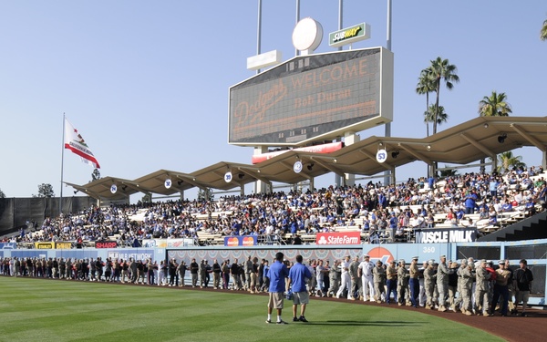 Dodger Stadium Military Appreciation day 4th of July