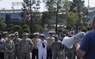 Dodger Stadium Military Appreciation day 4th of July