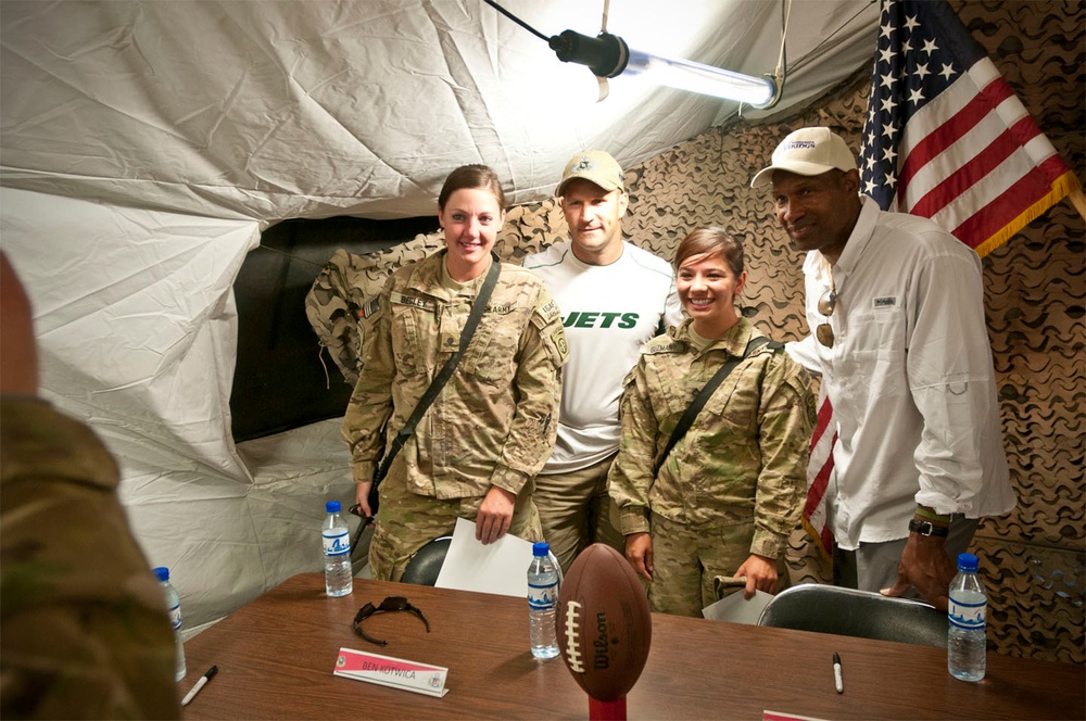 NFL coaches visit Afghanistan