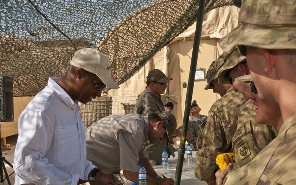 NFL coaches visit Afghanistan