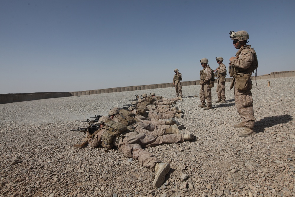 BZO range on Forward Operating Base Shir Ghazay