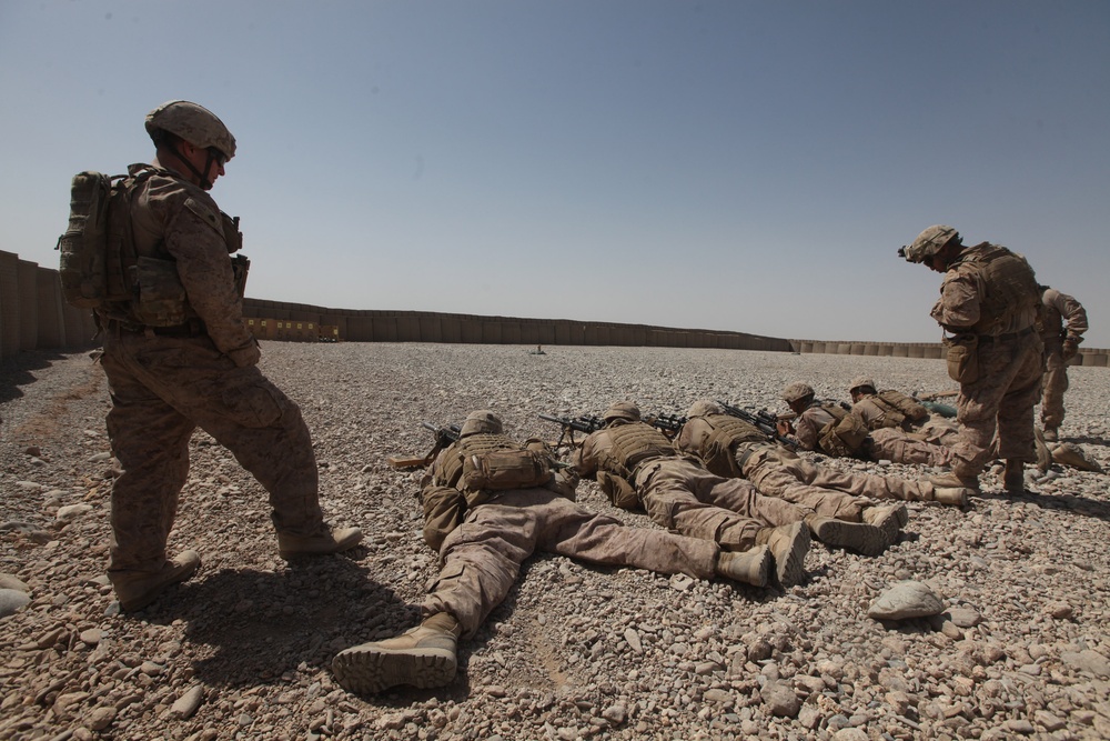 BZO range on Forward Operating Base Shir Ghazay