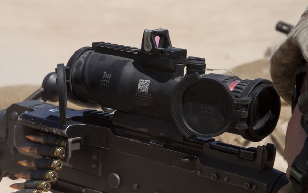 MK19 Automatic Grenade Launcher training range aboard Camp Leatherneck