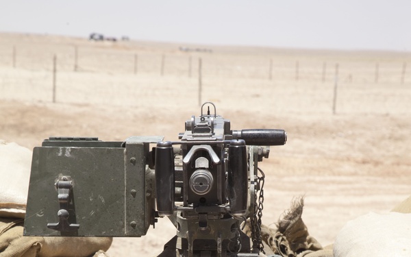 MK19 Automatic Grenade Launcher training range aboard Camp Leatherneck