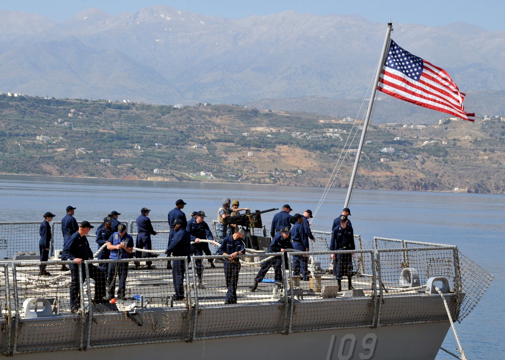 USS Jason Dunham visits Greece