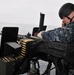 Midshipmen fire .50-caliber machine gun