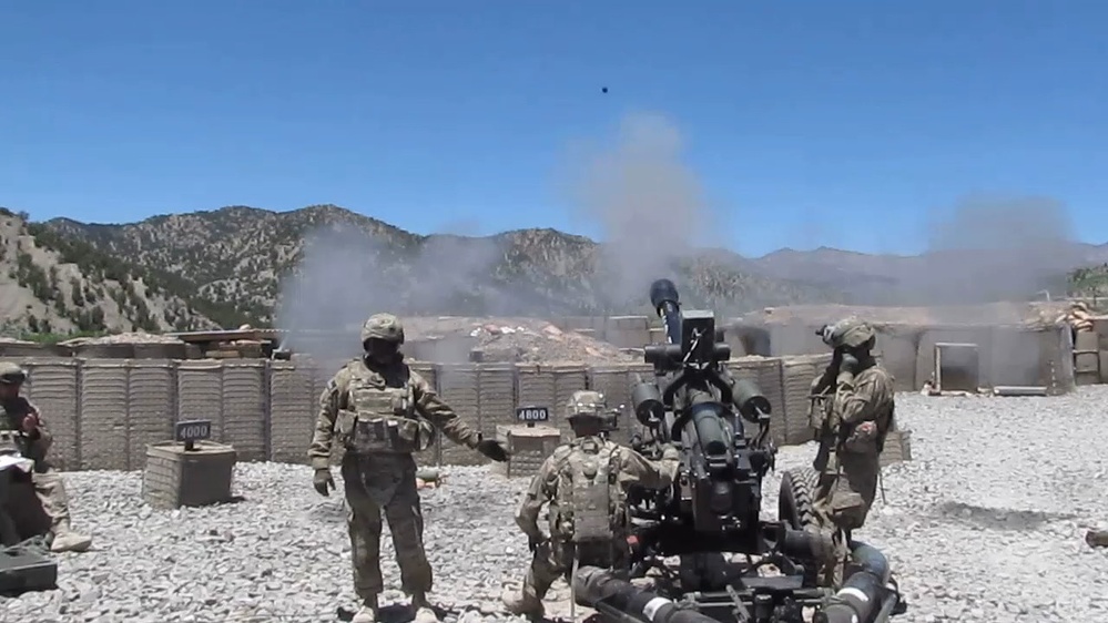 ‘Proud Americans’ first to fire in Afghanistan