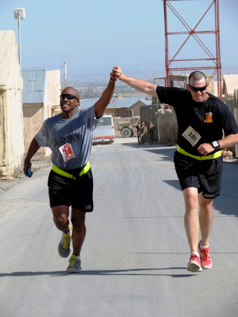 ‘Diligent’ Battalion soldiers run replica Kona Half Marathon in eastern Afghanistan