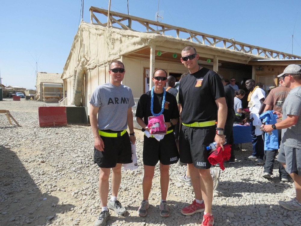 ‘Diligent’ Battalion soldiers run replica Kona Half Marathon in eastern Afghanistan