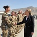 US Secretary of State Hillary Rodham Clinton in Afghanistan