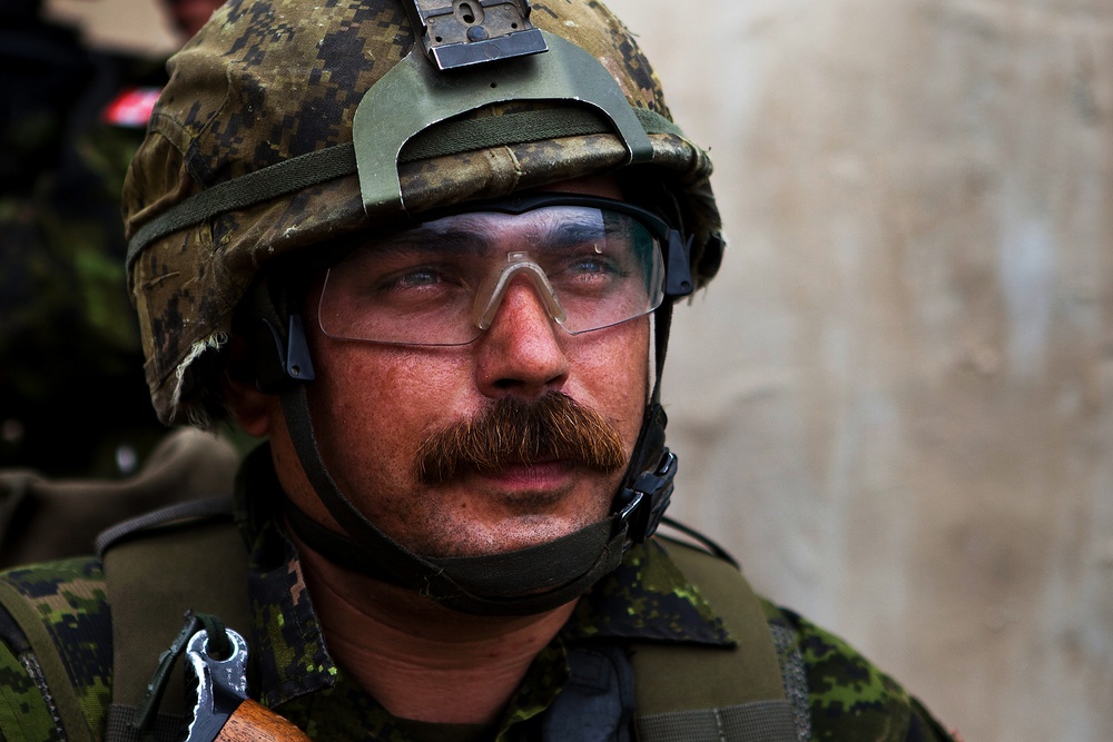 Americans, Canadians tag-team urban assault exercise