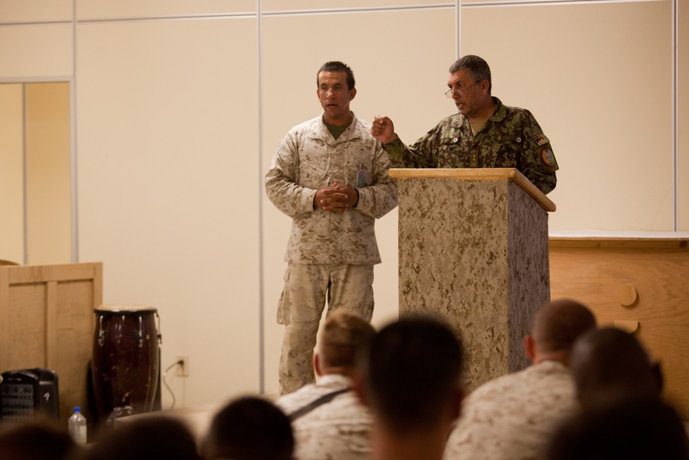 Marines and sailors prepare for Ramadan aboard Camp Dwyer