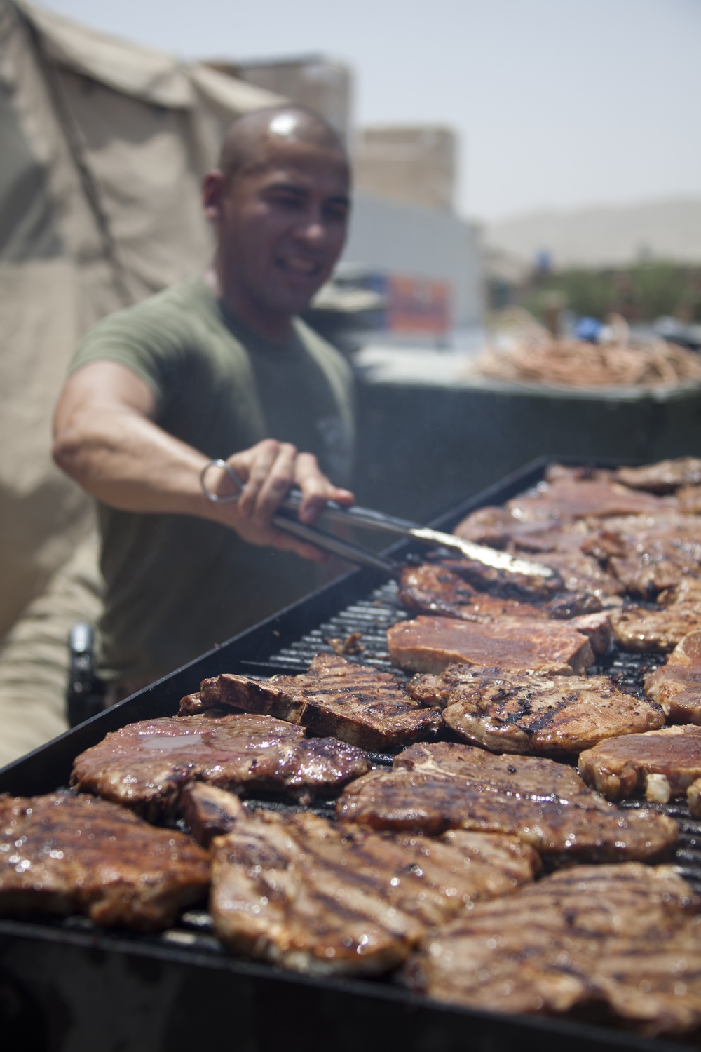 1/7 Marines celebrate the 4th of July on FOB Jackson