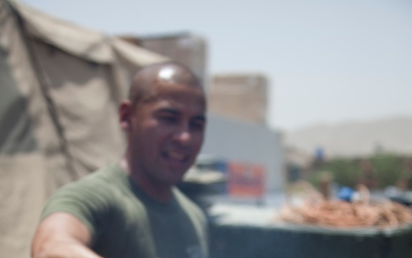 1/7 Marines celebrate the 4th of July on FOB Jackson